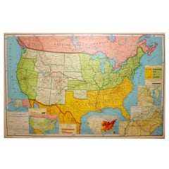 Vintage Eight Map Series of the History & Development of America
