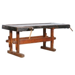 Antique Danish Carpenter's Workbench, Circa 1900