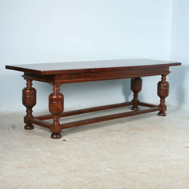 Antique Long Oak Table, Denmark circa 1870 4