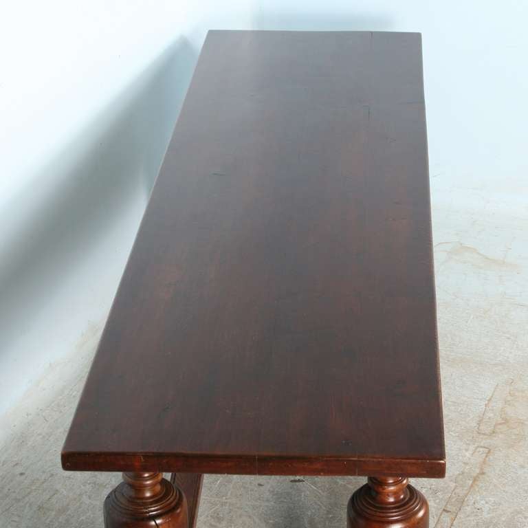 Antique Long Oak Table, Denmark circa 1870 3