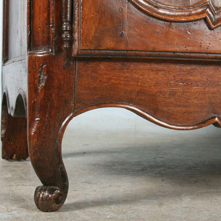 Wood Louis XV French Buffet Sideboard circa 1800