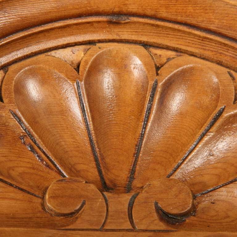 Antique Danish Pine Bookcase Cabinet, circa 1880 3