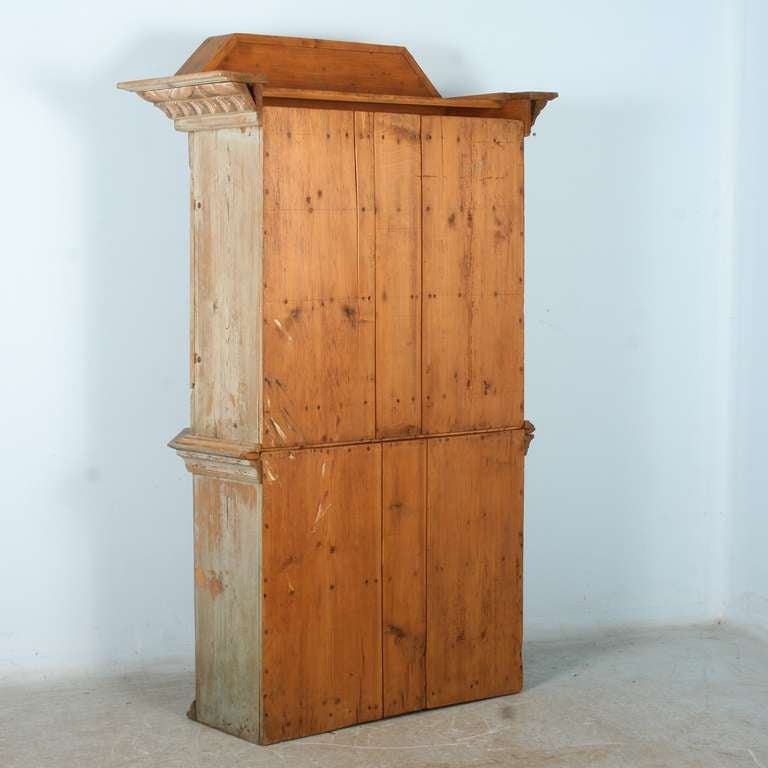 Antique Original Painted Swedish Cabinet Cupboard dated 1792 4