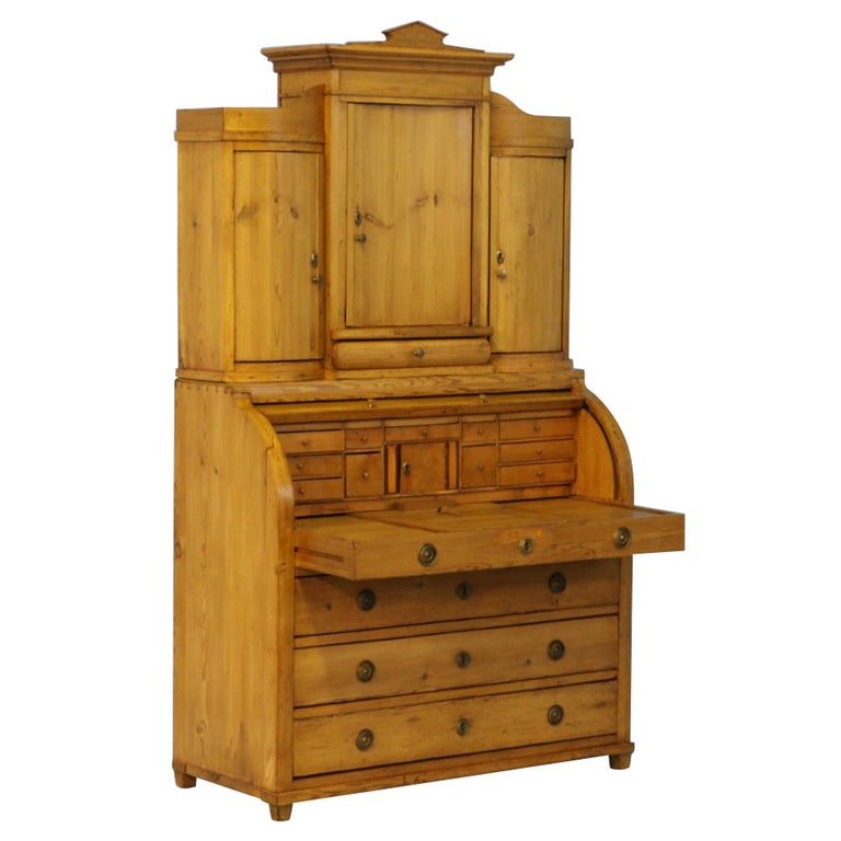 Antique Pine Secretary with Hidden Compartment, Denmark, circa 1840 at  1stDibs | secretary with hidden compartments for sale, antique furniture  with hidden compartments for sale, 1840 desk with hidden drawers