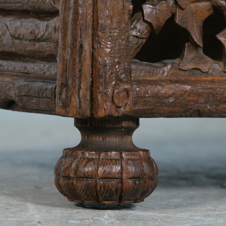 Wonderful Large Carved Black Forest Box