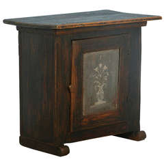 Antique Original Painted Swedish Sideboard, Circa 1800-1820