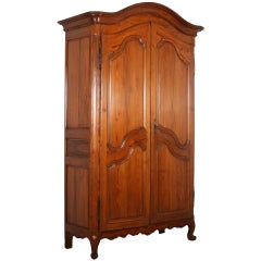 Antique Tall French Pine Armoire, circa 1770-1800