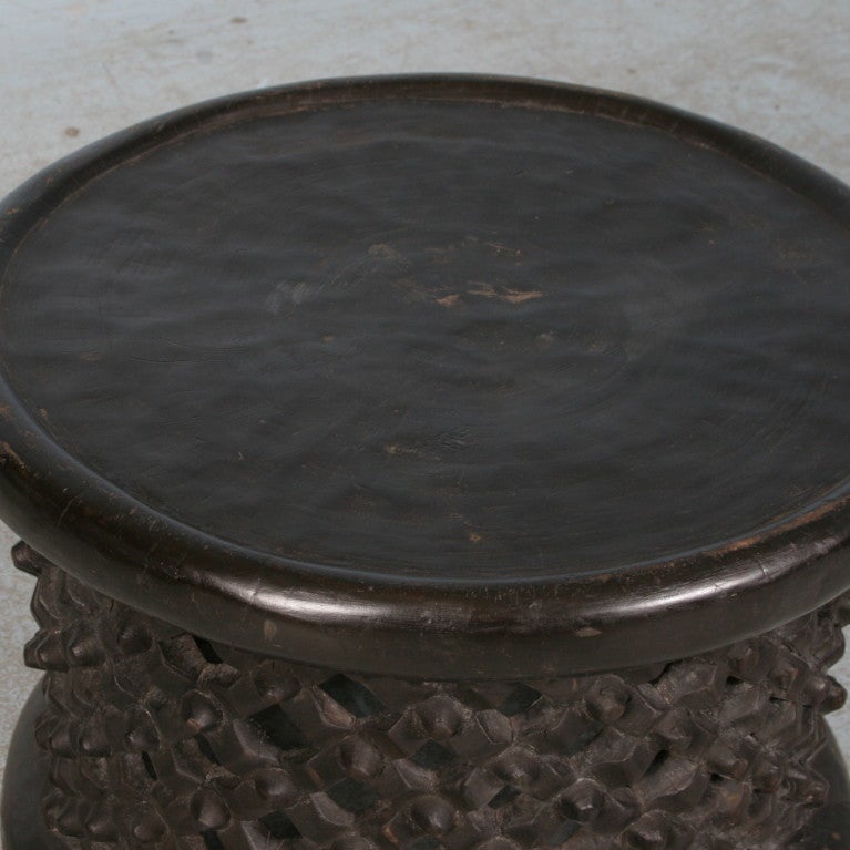 Antique/Vintage African Carved Side Table