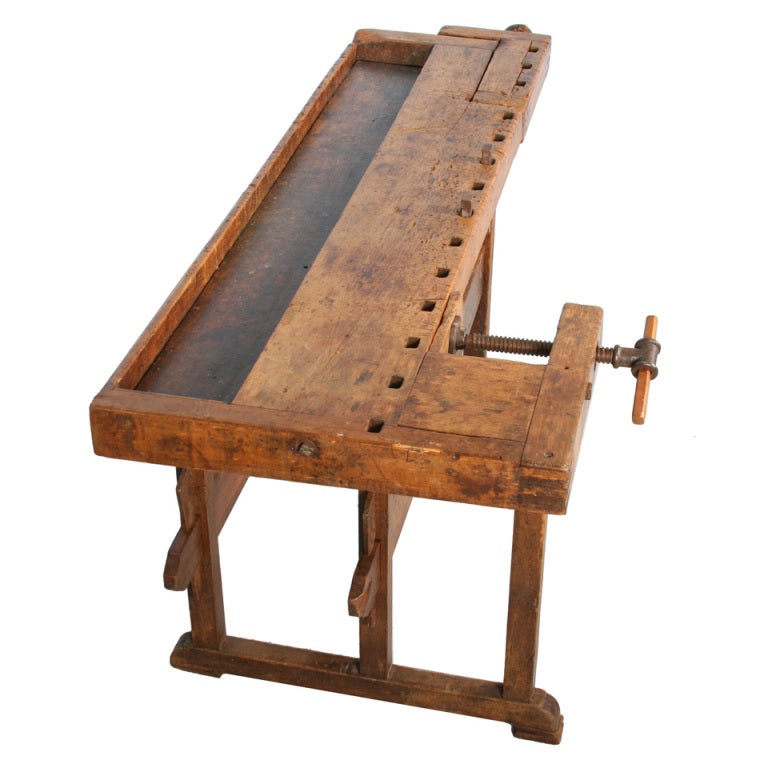 Antique Carpenter's Workbench, circa 1880