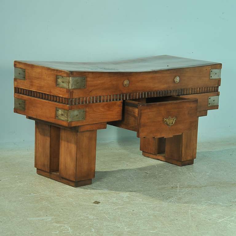 antique butcher table