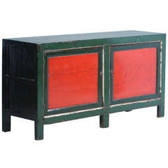 Antique Original Painted Sideboard/Cabinet, China c.1840-1860