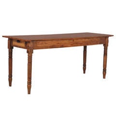 Antique Narrow Pine Table, USA