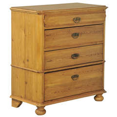 Antique Pine Chest of Drawers, circa 1860-1880