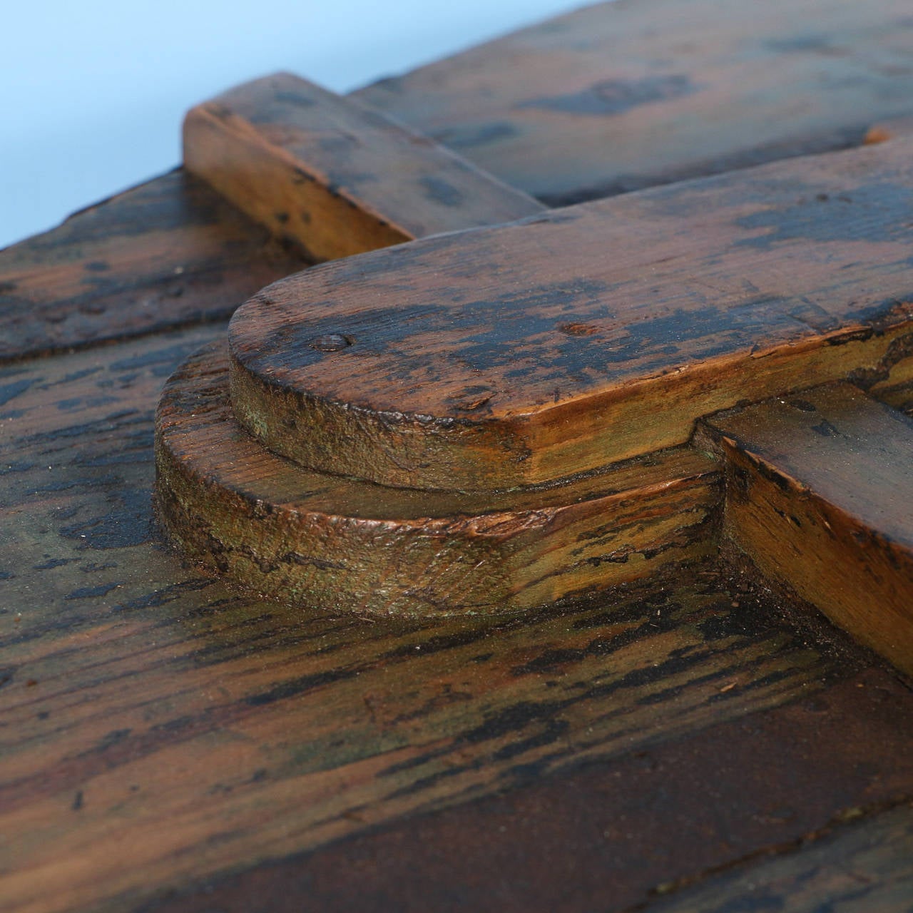 Romanian Antique Bellows Coffee Table, circa 1890-1910