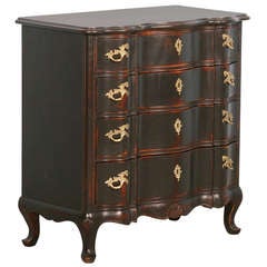 Antique Danish Small Chest of Drawers/Nightstand, circa 1880
