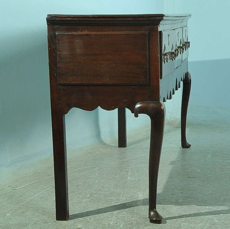 Wood Antique Queen Anne Console Table/Welsh Dresser, England, circa 1800s
