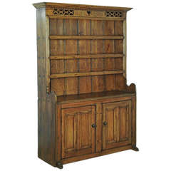 Antique English Pine Cupboard, circa 1820-40