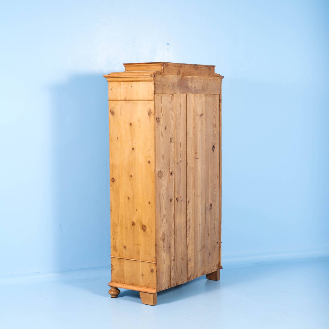 This single door pine armoire was known as a 