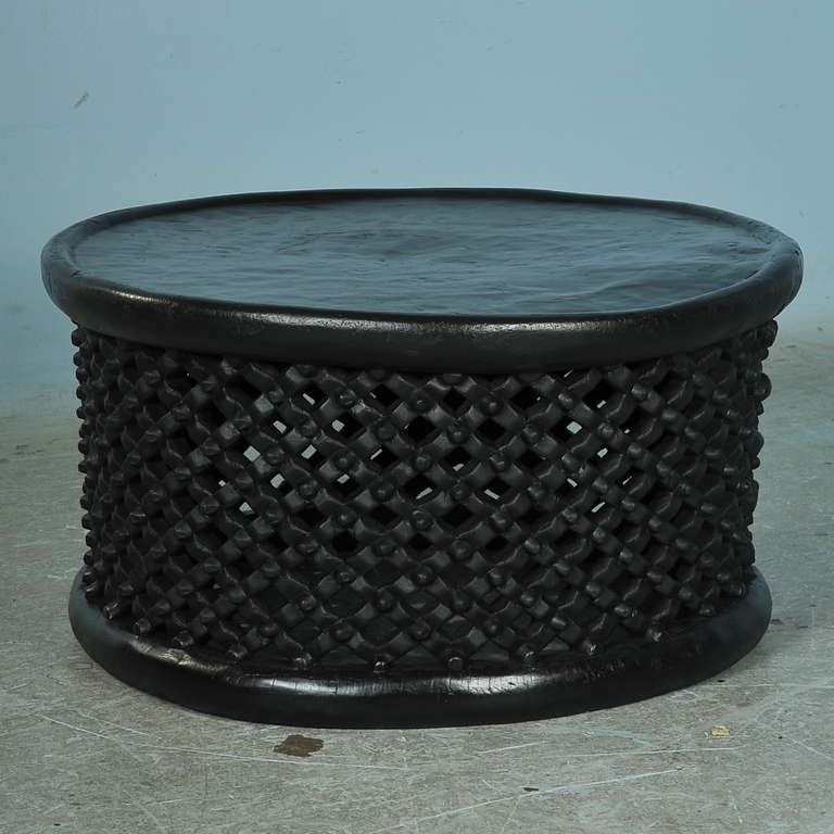 Antique African Carved Coffee Table