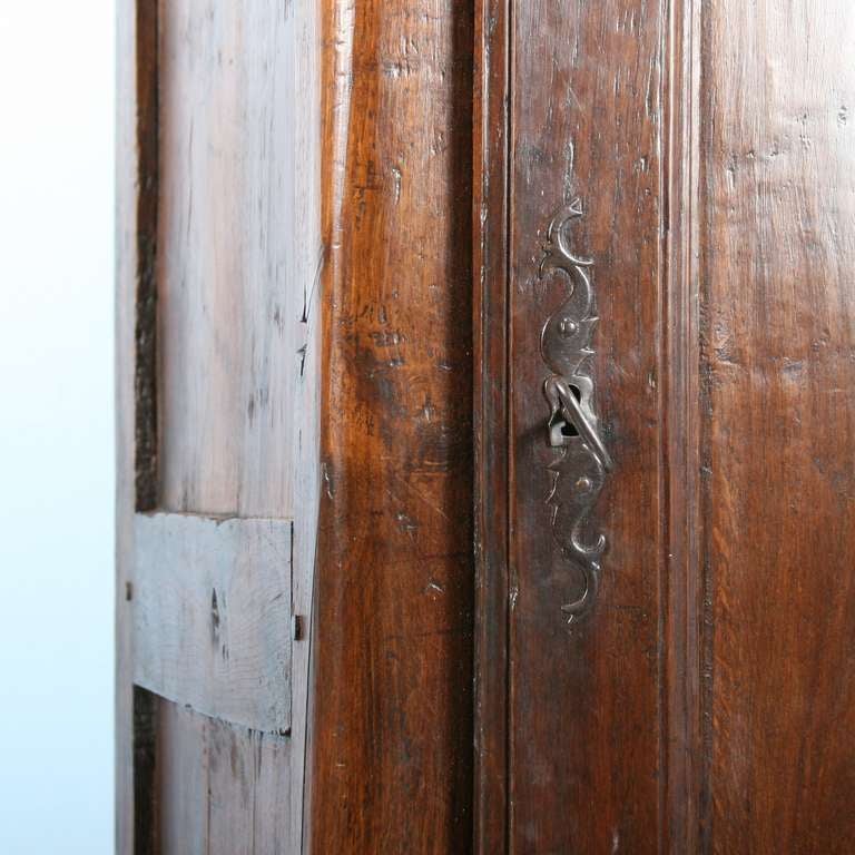 Wood Antique French Cabinet/Armoire, Unique Small Size