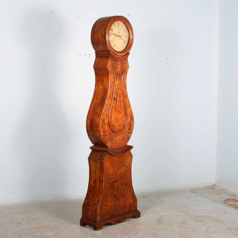 Antique Swedish Mora Grandfather Clock ca. 1830-50