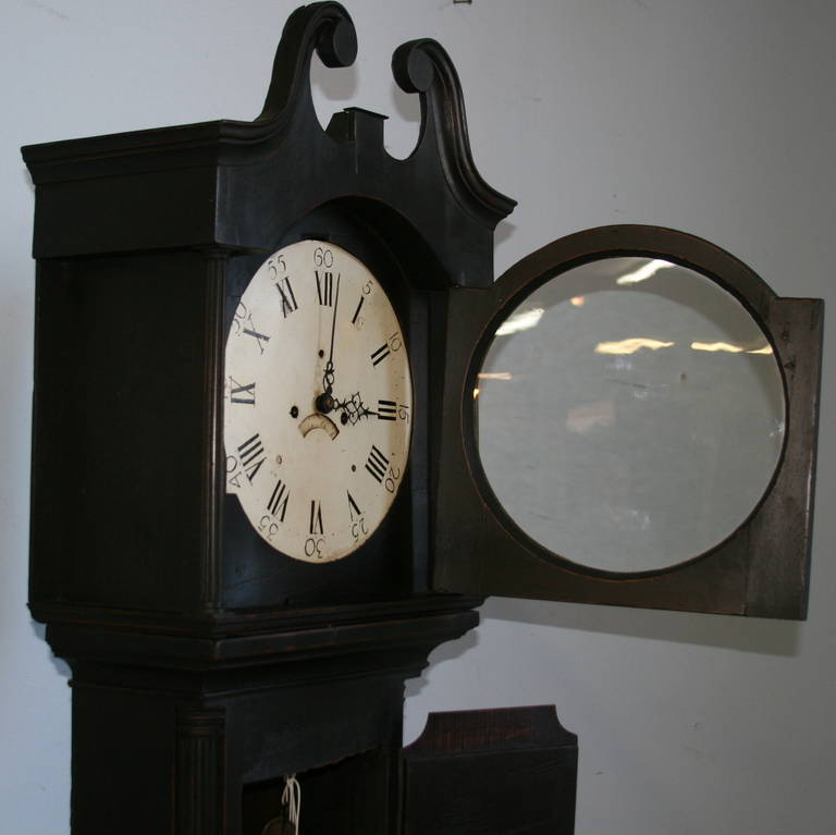 painted grandfather clocks