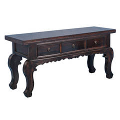 Antique Console Table from Jiangsu Province, China, 1780