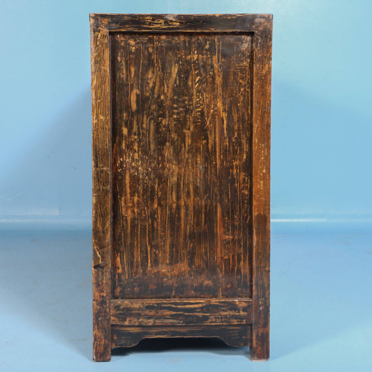 Antique Brown Lacquered Chinese Sideboard, circa 1840 5