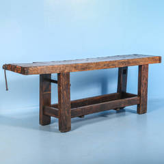 Antique French Carpenter's Workbench, circa 1890