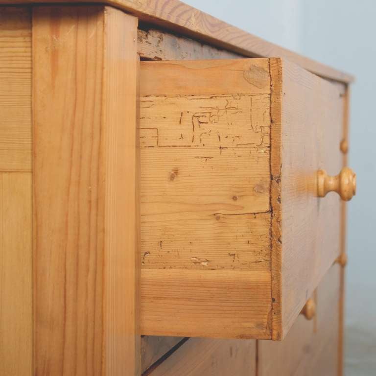 Antique Danish Pine Grocers Desk/Large Sideboard/Kitchen Island 2