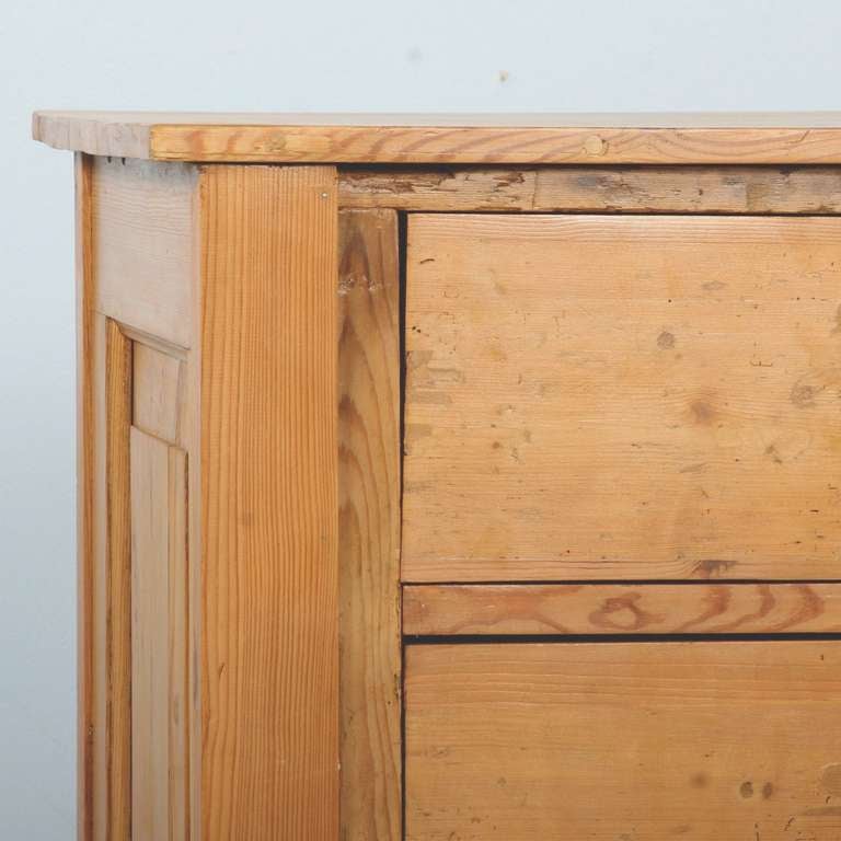 Antique Danish Pine Grocers Desk/Large Sideboard/Kitchen Island 3