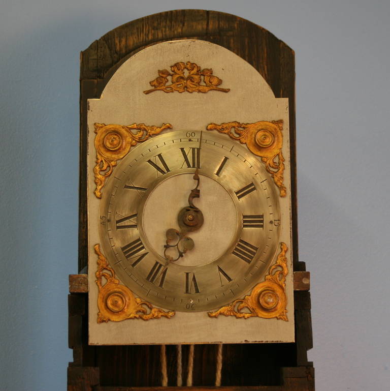 19th Century Antique French Tall Grandfather Clock, circa 1800's
