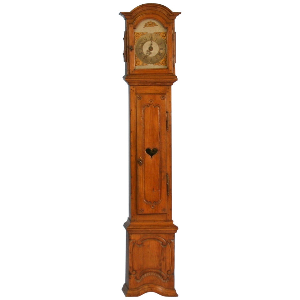 Antique French Tall Grandfather Clock, circa 1800's