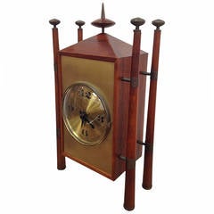 Rare George Nelson Model 2255 Baroque Table Clock for Howard Miller