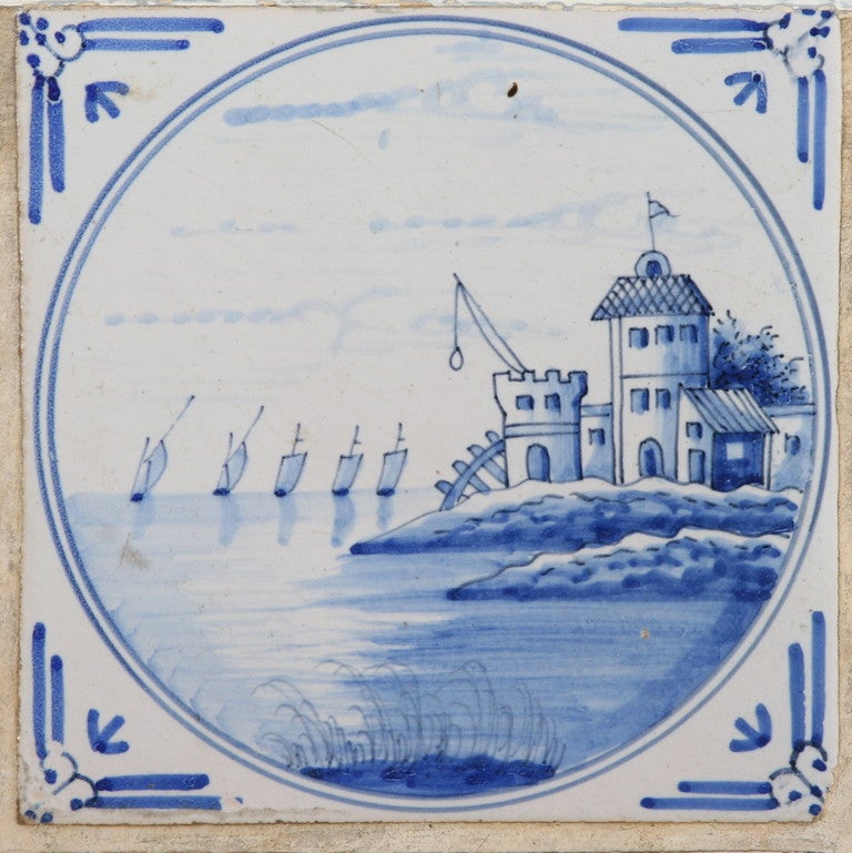 Antique Danish Rococo Style Tea Table with Dutch Tile 3