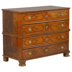 Antique Inlay Chest of Drawers, England circa 1800's