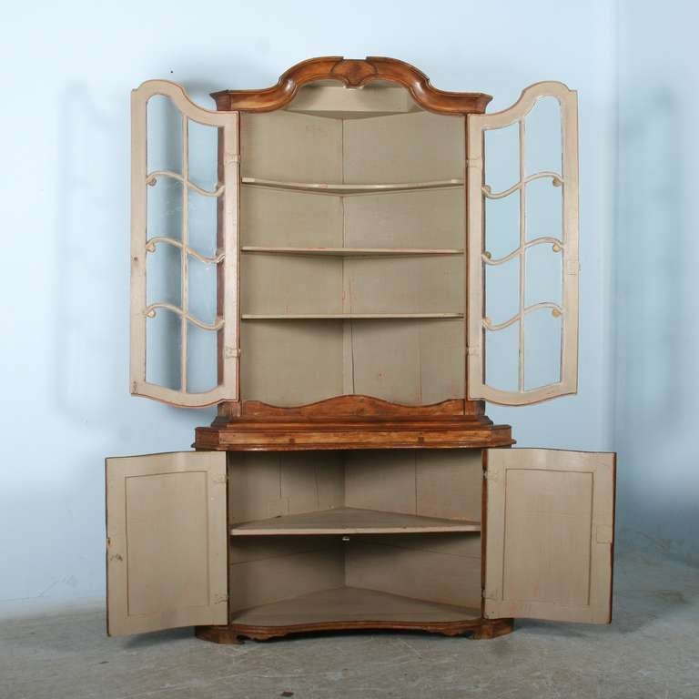 Antique French Corner Cupboard at 1stdibs