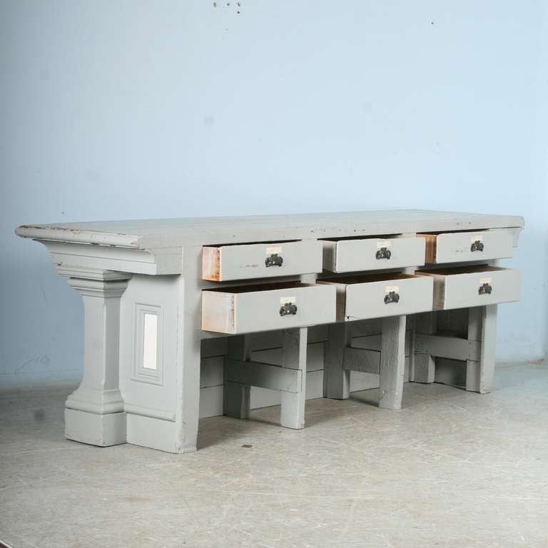 Large Store or Printer Counters for Kitchen Island, Priced individual, Pair available In Good Condition In Round Top, TX