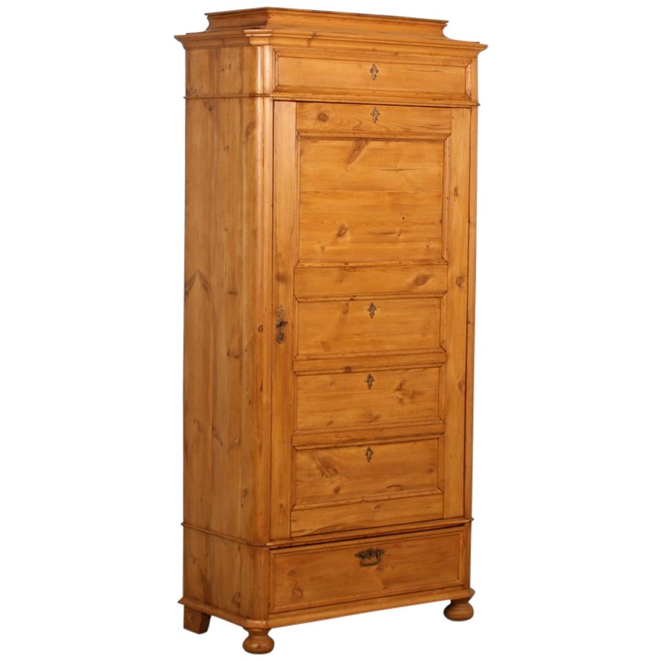 Antique Pine Tall OneDoor Armoire/Cupboard circa 1880 at 1stDibs