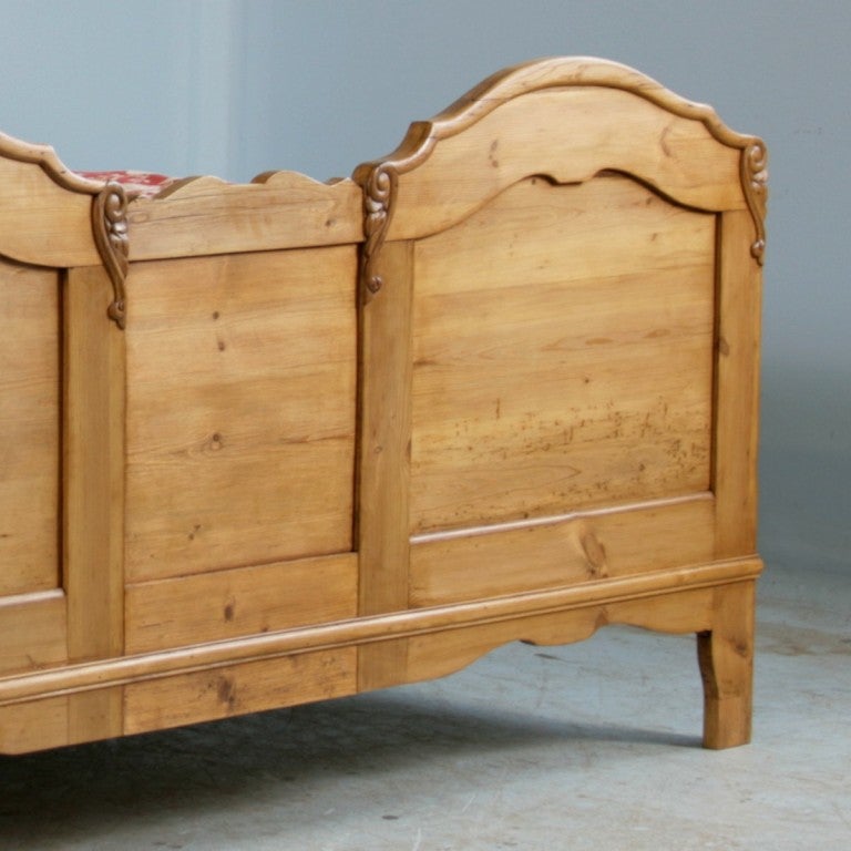 Antique Danish Pine King Size Bed at 1stDibs antique pine king size bed