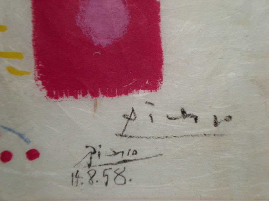Lithographie de Picasso