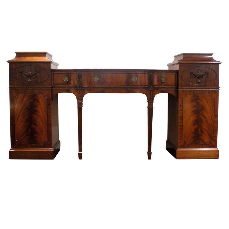 English Period Mahogany Sideboard