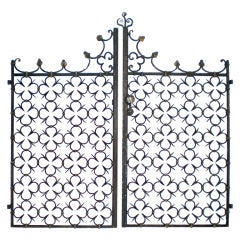 Hand-Wrought Iron Gates