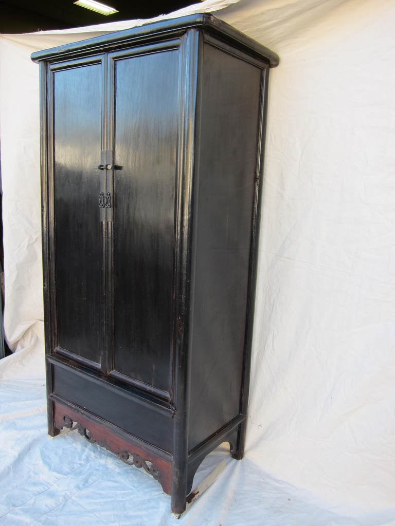Elm 19th Century Chinese Cabinet