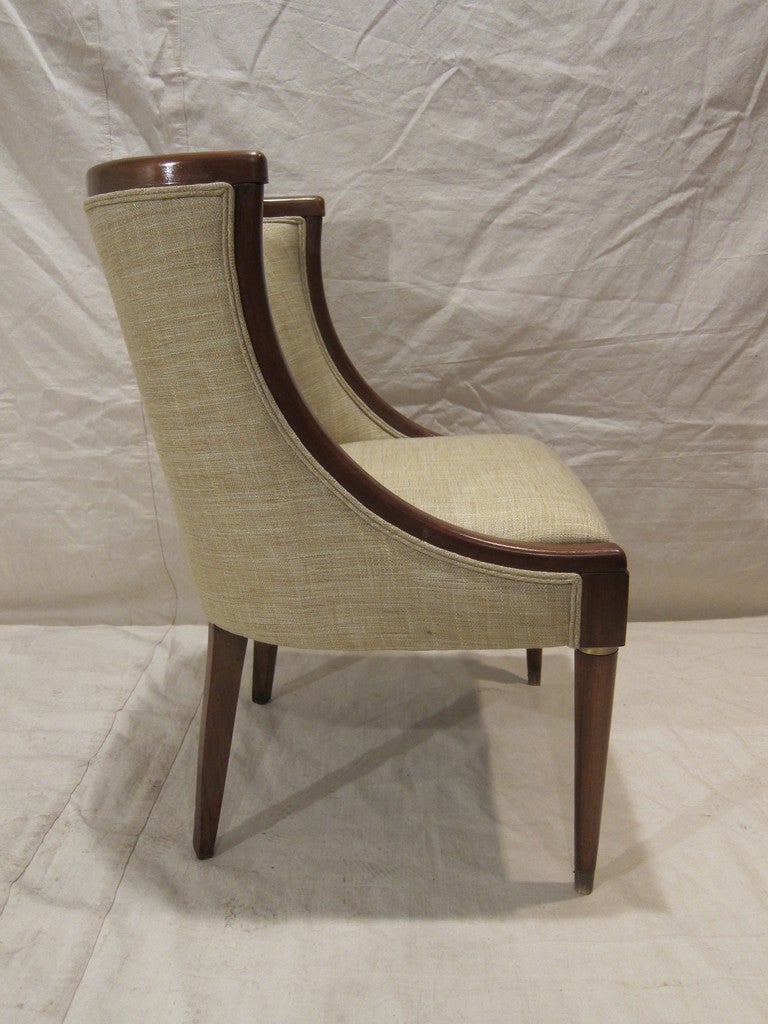 Mid Century Regency Chair In Excellent Condition In New York, NY