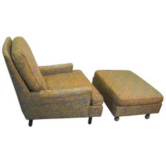 Milo Baughman Lounge with ottoman Milo Baughman Lounge with ottoman