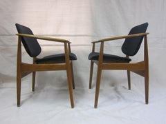 Arne Vodder Armchairs for France & Daverkosen