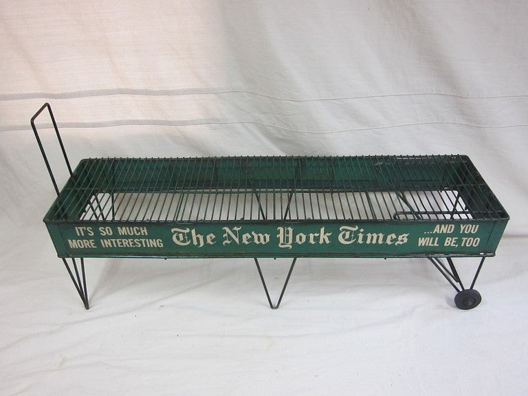 newspaper cart