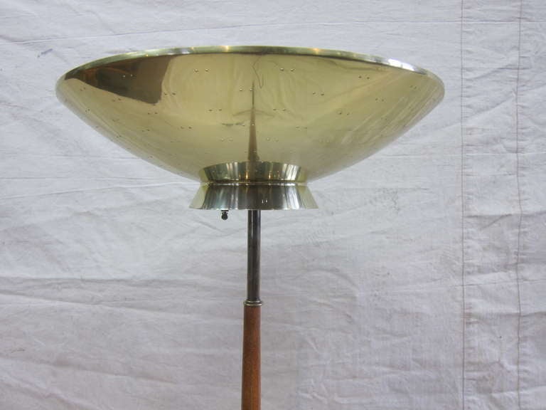 Brass Gerald Thurston Floor Lamp