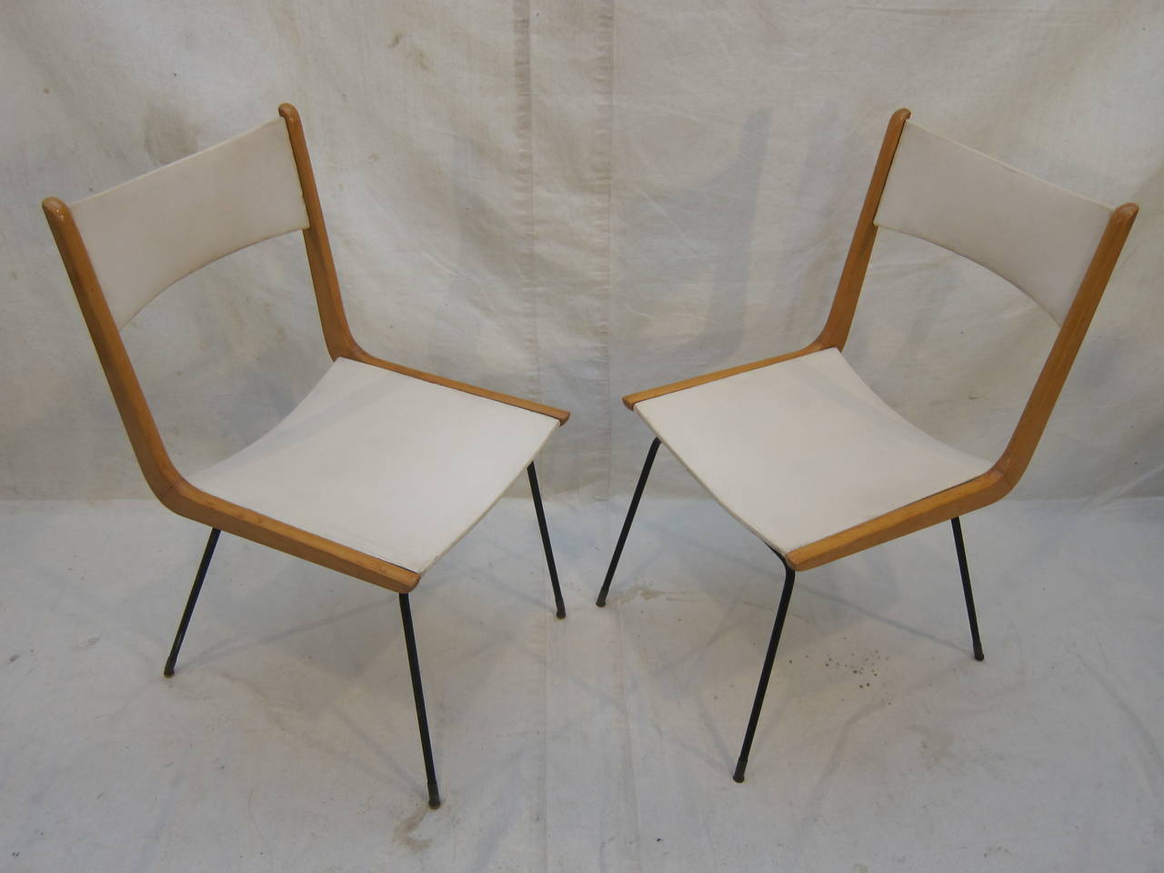 Set of Four Chairs, Style of Carlo Di Carli In Good Condition In New York, NY